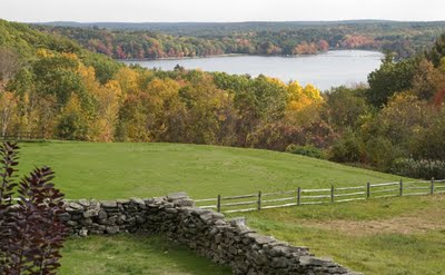 View of Manchaug Pond from Waters Farm