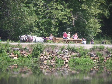 Hayride at the Blackstone River and CanalHeritage State Park 20th anniversary