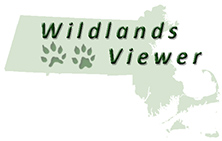 Massachusetts Department of Fish and Game Wildlands Viewer logo